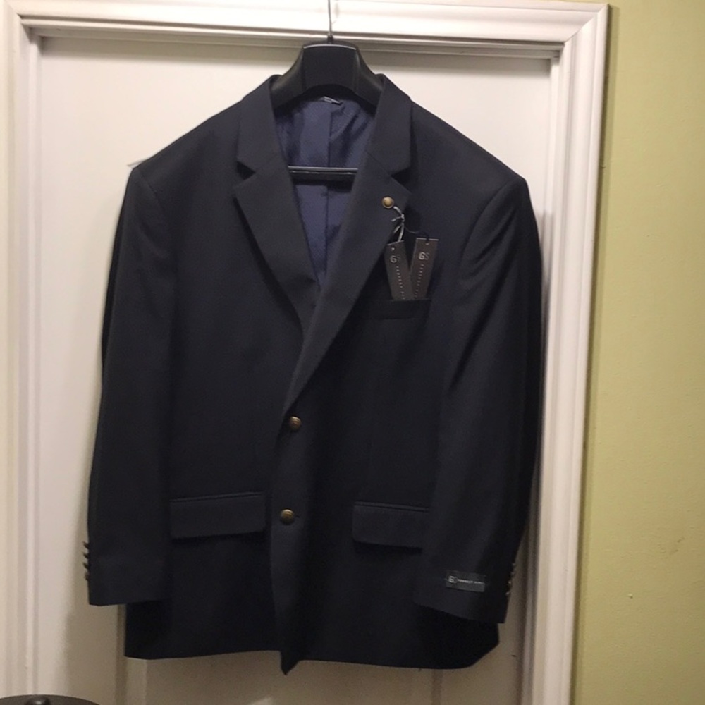 Brand new never been worn navy blue business sport jacket tags still on